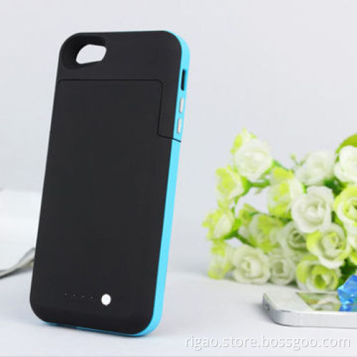 2,800mAh Rechargeable Battery Case for iPhone 5C, with Built-in LED Indicator